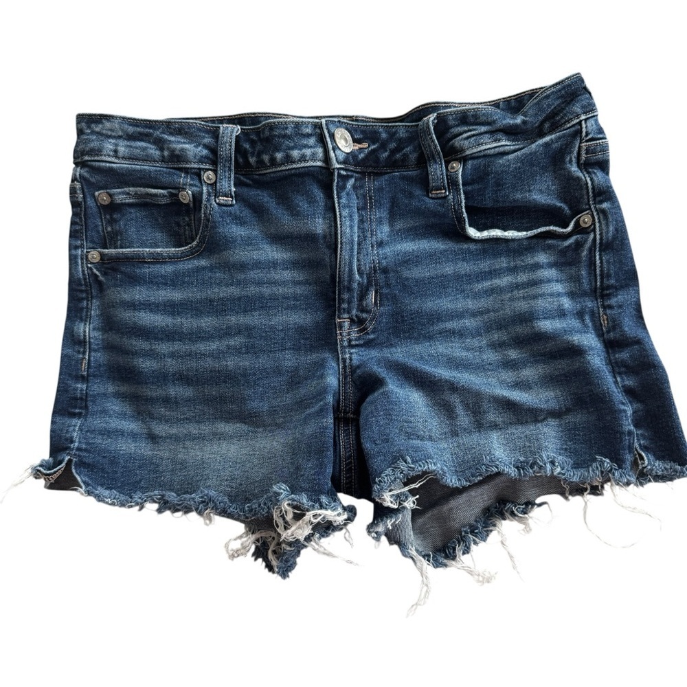 American Eagle Outfitters Dark Blue Jean Shorts SZ 12
